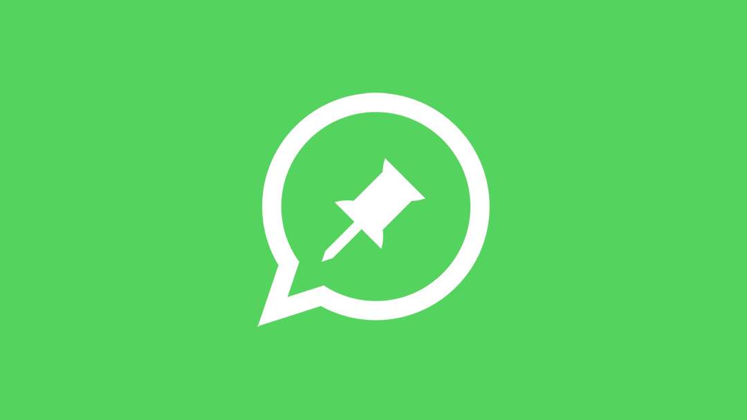 El logo de WhatsApp con un pin en medio