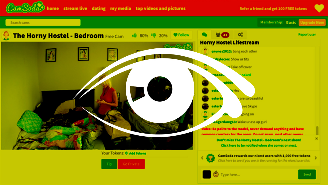 Esta página de internet quiere hacer de tu casa un Big Brother sexual