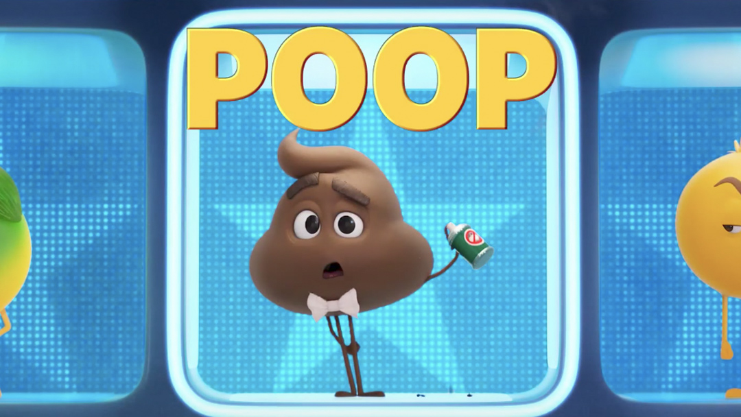 emoji caca El emoji de la caca protagoniza el nuevo tráiler de The Emoji Movie