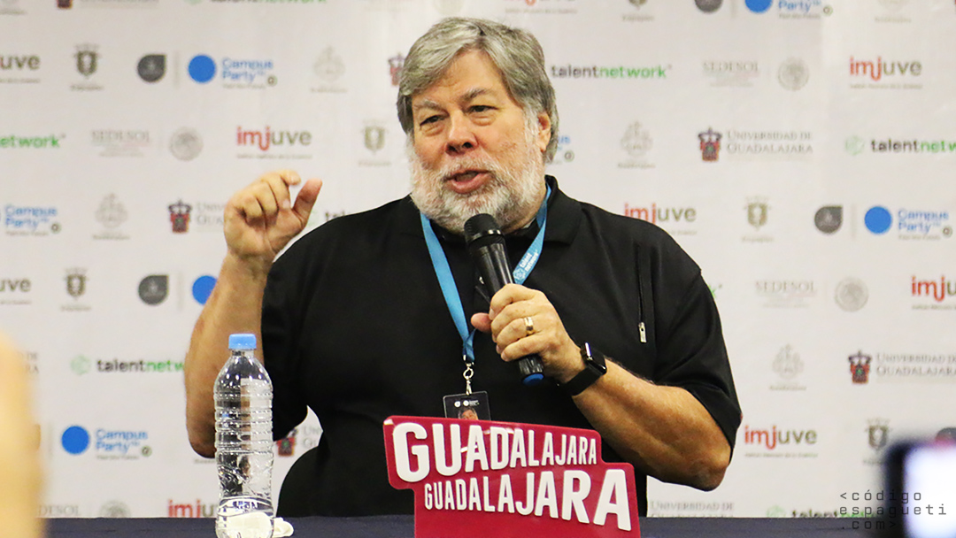 La conferencia de Steve Wozniak cerró Campus Party México 2017