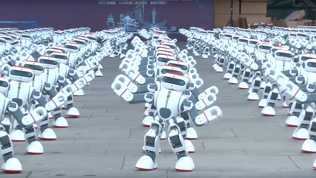 robots Androides rompen récord mundial Guinness de baile robot