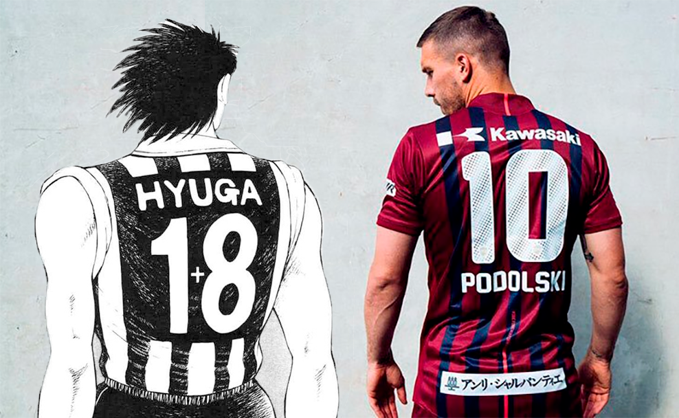 super campeones Lukas Podolski se hace amigo del creador de Los Súper Campeones