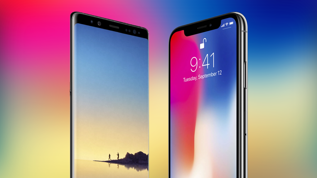 iphone x galaxy note 8 Mano a mano: iPhone X contra Galaxy Note 8