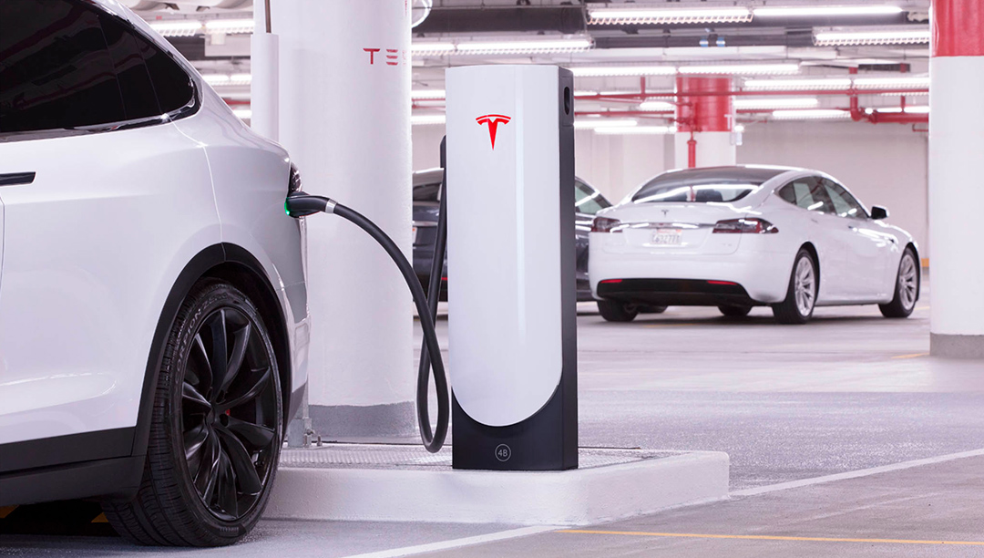 mini supercharger Tesla presenta sus nuevos mini Superchargers