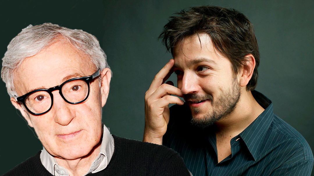 Woody Allen con Diego Luna en pelicula