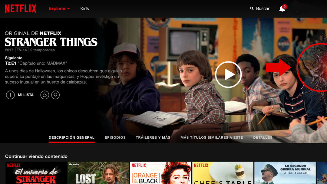 stranger things easter egg 4 La página de Netflix tiene oculto un easter egg de Stranger Things