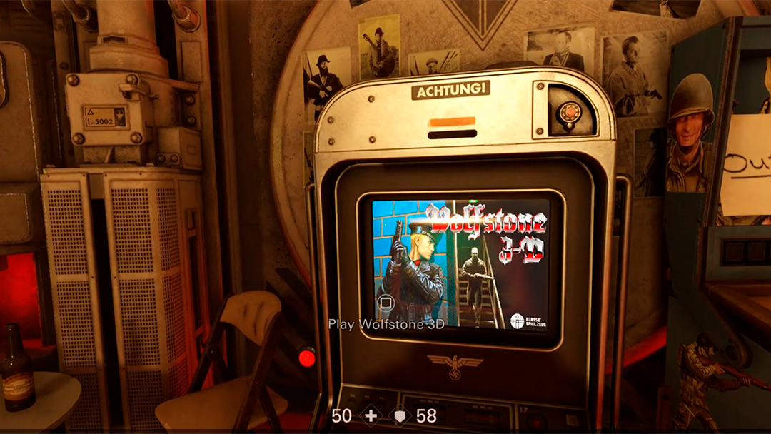 wolfstein Wolfenstein II: The New Colossus te deja jugar el original Wolfenstein 3D... pero del lado de los nazis