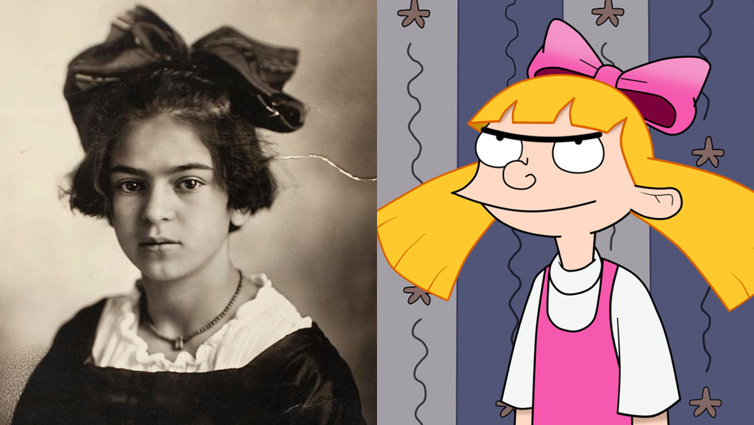 El creador de Hey Arnold! se inspiró en Frida Kahlo para crear a Helga Pataki 12 frida helga El creador de Hey Arnold! se inspiró en Frida Kahlo para crear a Helga Pataki