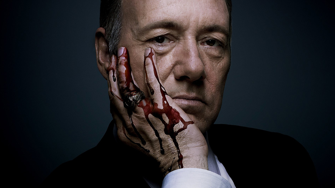 Kevin Spacey como Frank Underwood de House of Cards