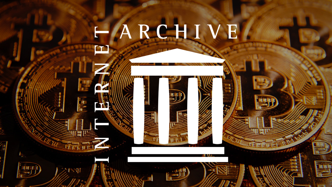The Internet Archive recibe una donación de 1 millón de bitcoins