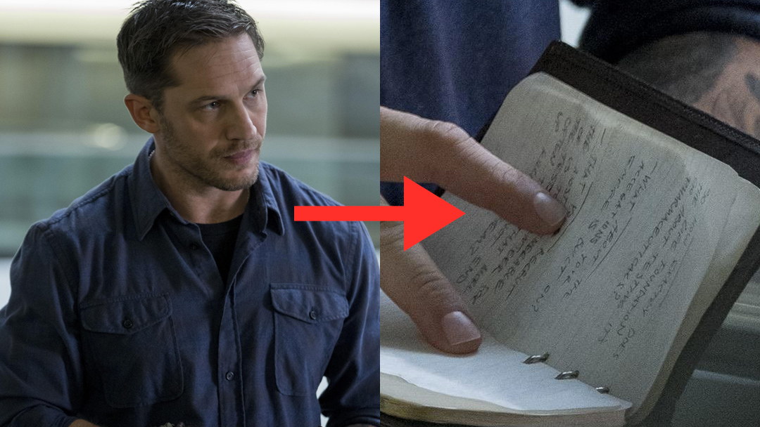 eddi brock pelicula ¿Qué nos revela la libreta de Eddie Brock en la primera imagen de Venom?