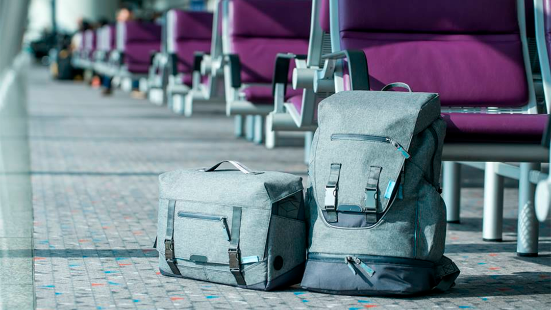 mochila Esta mochila tecnológica tiene una alarma para impedir que la roben