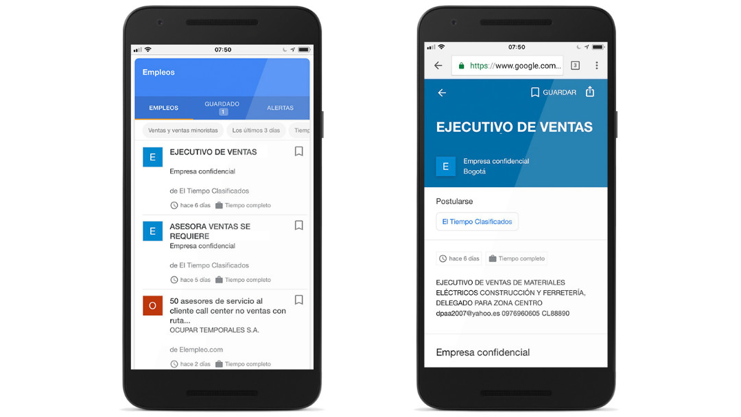 google jobs Ya puedes buscar trabajo en México desde Google for Jobs