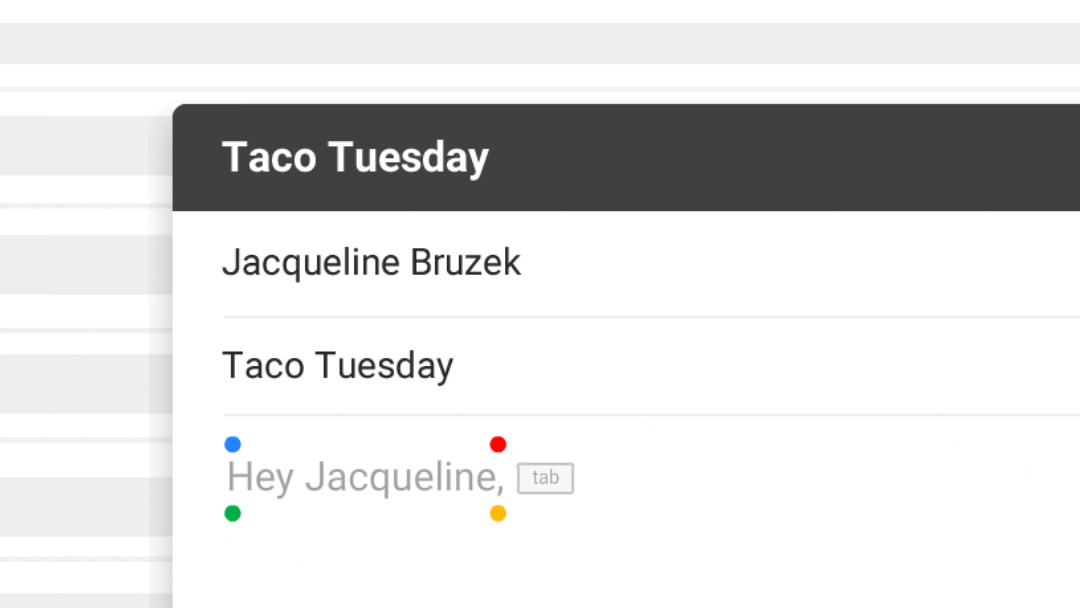 gmail smart compose 1 Gmail podrá escribir tus correos prácticamente solo