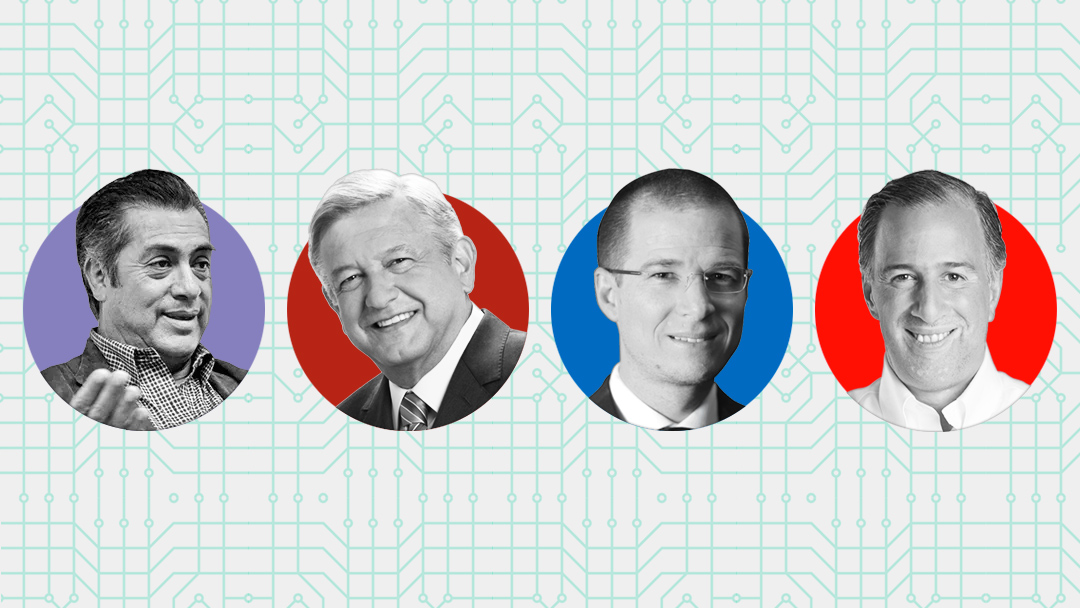 Candidatos Eleccion Mexico presidencia 2018 Tecnologia