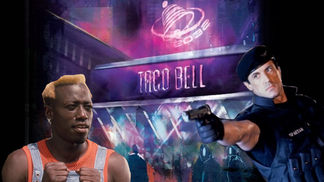 Taco Bell del futuro con Stallone y Snipes.