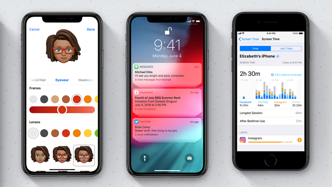 Todas las actualizaciones del nuevo iOS 12