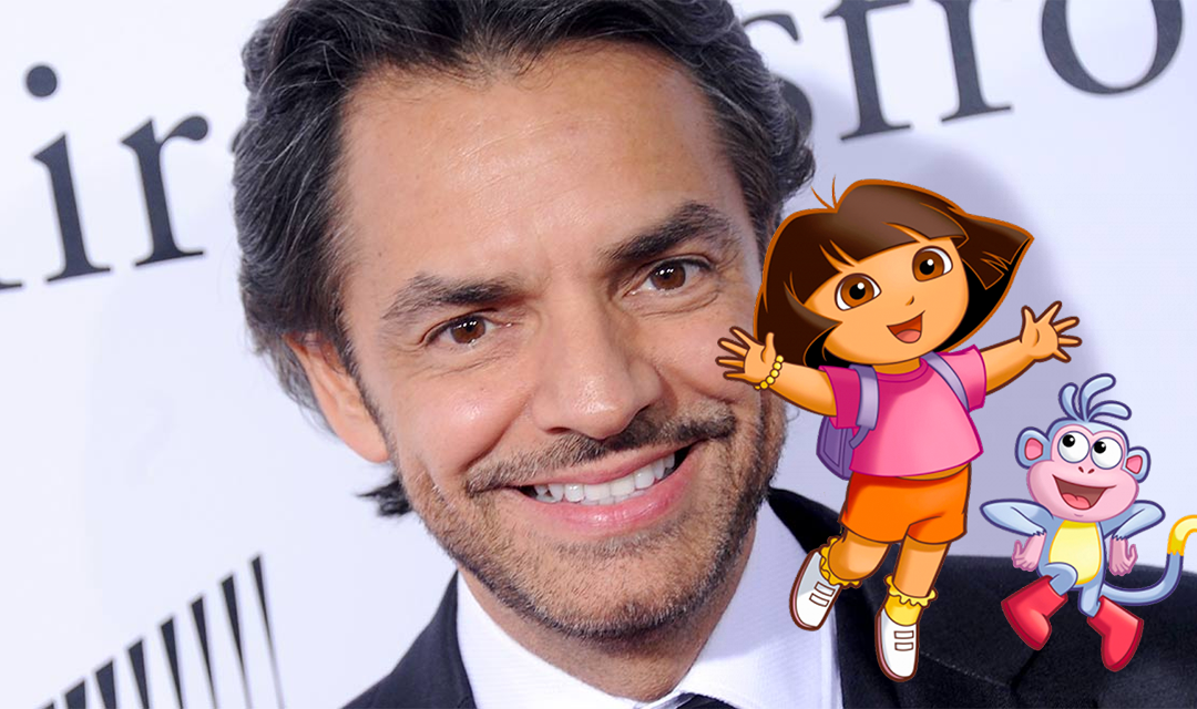 Eugenio Derbez con Dora y Botas