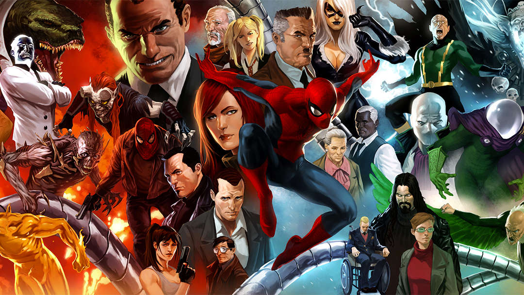 Villanos de Spider man en los comics