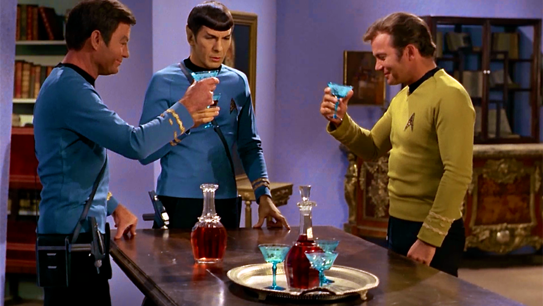Una imagen de un capítulo de la serie Star Trek