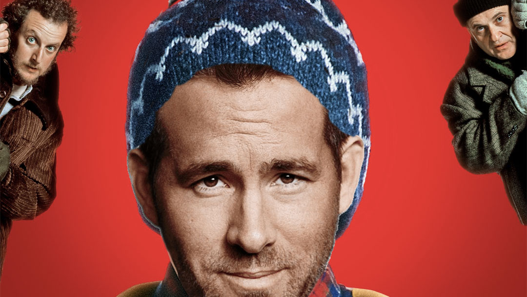 Ryan Reynolds disfrazado del protagonista de Home Alone