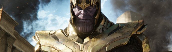 Thanos con armadura en Avengers Infinity War