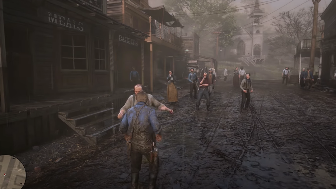 una escena de Red Dead Redemption 2