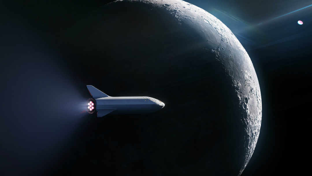 SpaceX enviará a su primer turista lunar a bordo del BFR