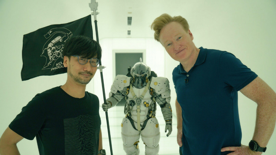 Conan O'Brien le pide trabajo a Hideo Kojima