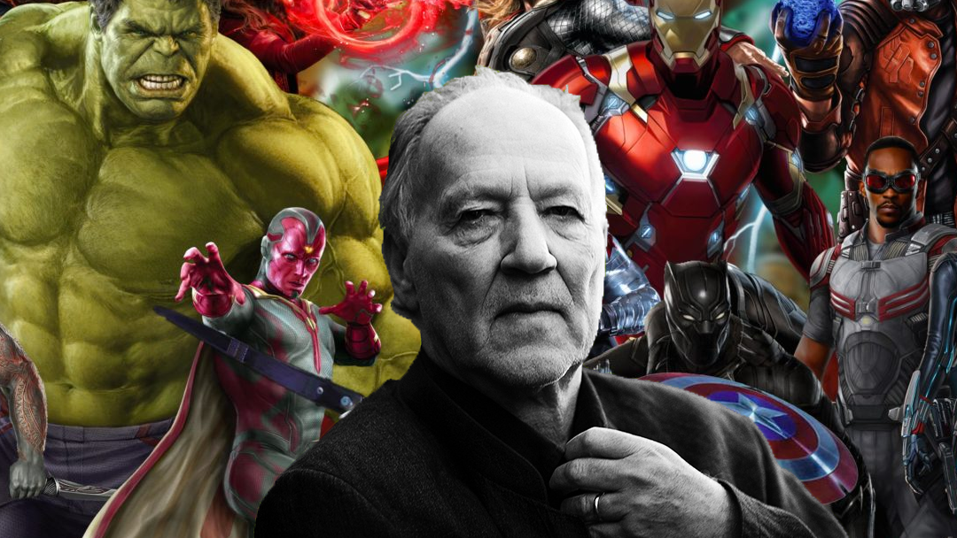 Werner Herzog con los superhéroes de Marvel