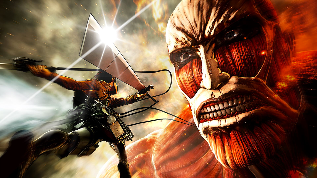 Imagen del videojuego de Attack on Titans