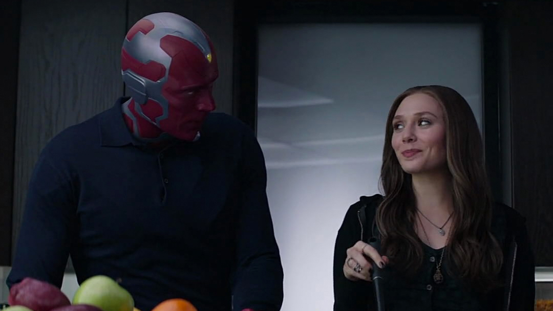 Vision y Scarlet Witch, personajes de Avengers