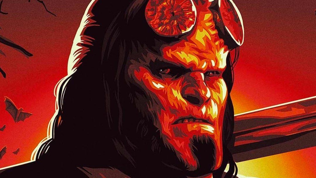 Fragmento del póster oficial de Hellboy