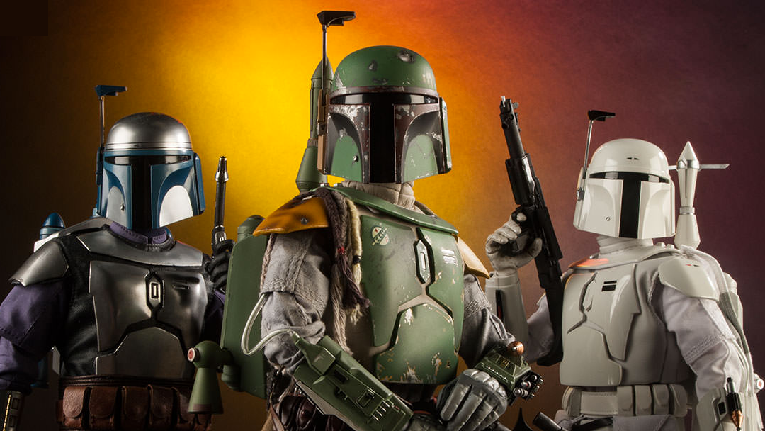 figuras de acción de Boba Fett y Jango Fett de Star Wars