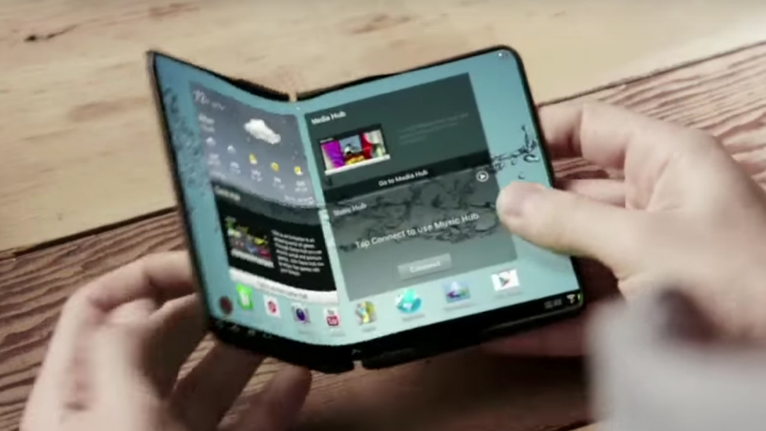Samsung, Teléfono, Plegable, Fold