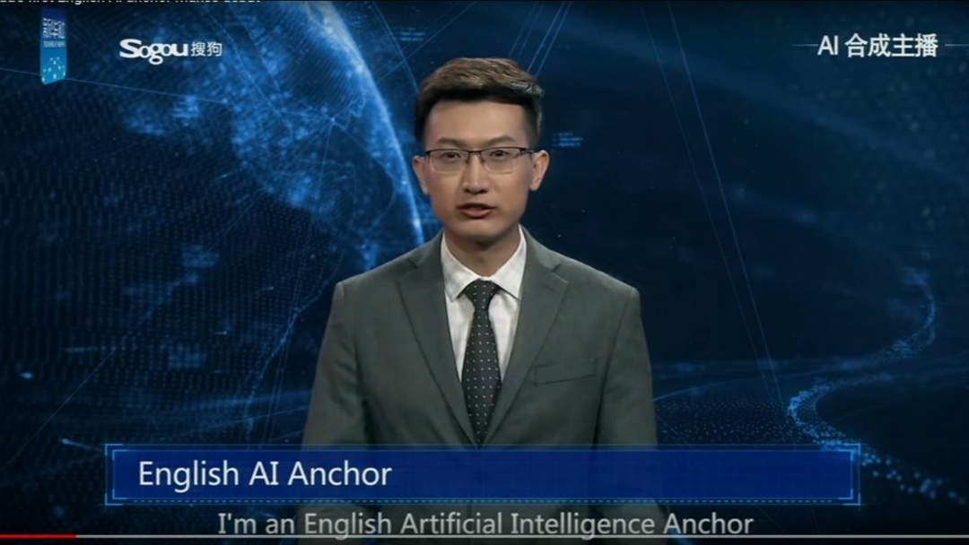 Un robot debutó en China como presentador de noticias