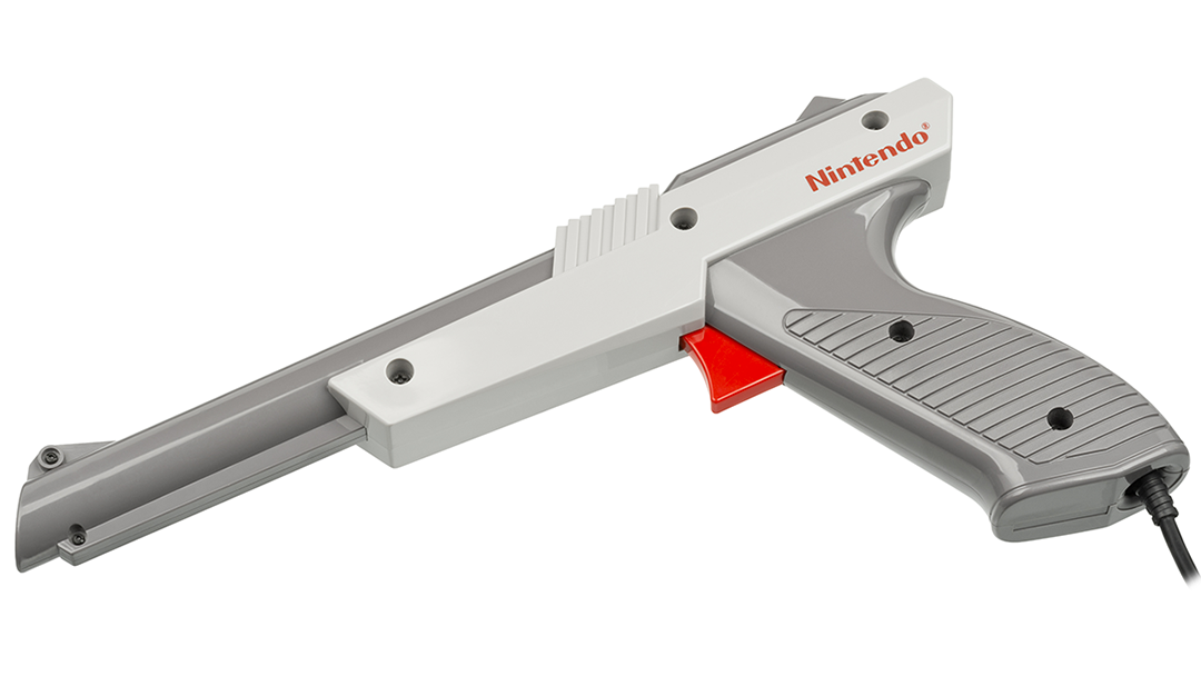 Una pistola Zapper de Nintendo original