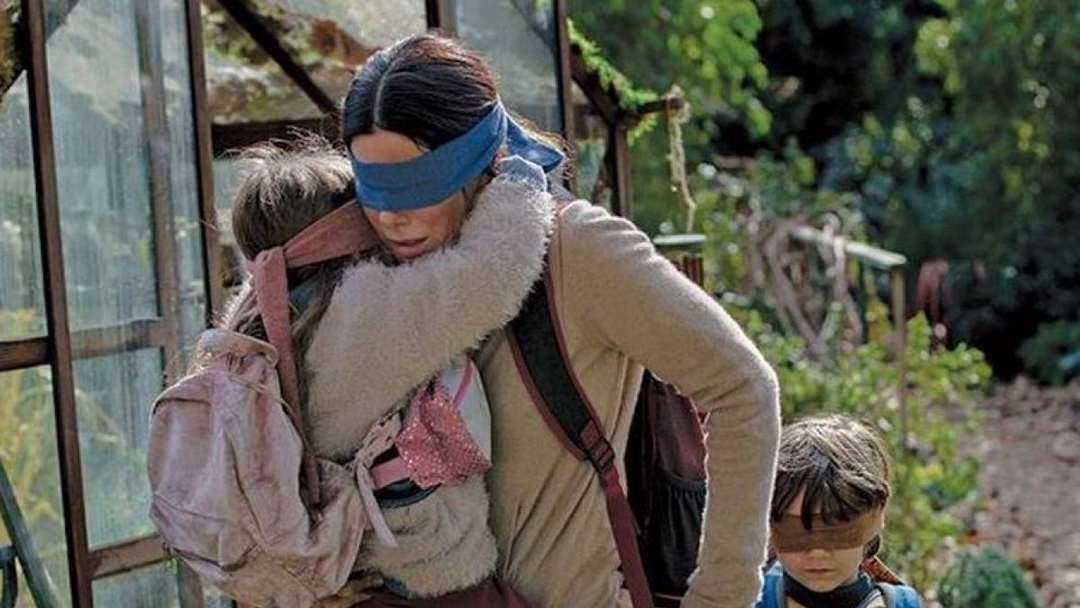 Bird Box, Sandra Bullock, A Ciegas, Netflix, Niño, Niña