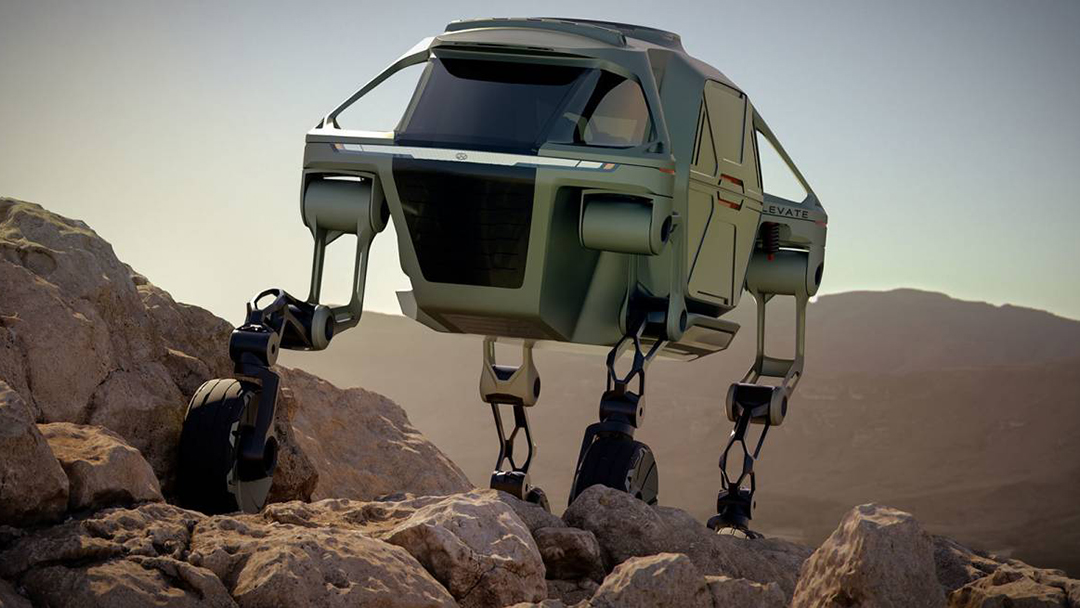 El vehículo futurista de Hyundai es capaz de “caminar” sobre los escombros 22 huyndai cradle El vehículo futurista de Hyundai es capaz de “caminar” sobre los escombros