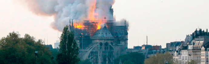 Incendio en Notre dame