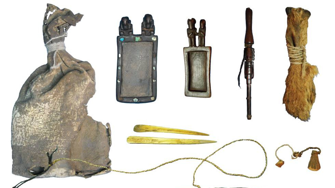 La bolsa con aditamentos para drogarse de la prehistoria