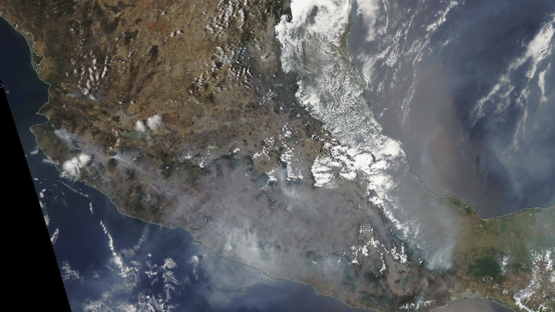 México, Incendios, NASA, Satélites