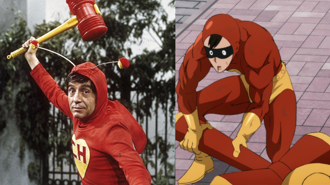 One Punch Man, Chapulín Colorado, Smile Man, Anime