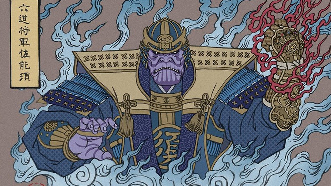 Ukiyoe-Thanos-Avengers