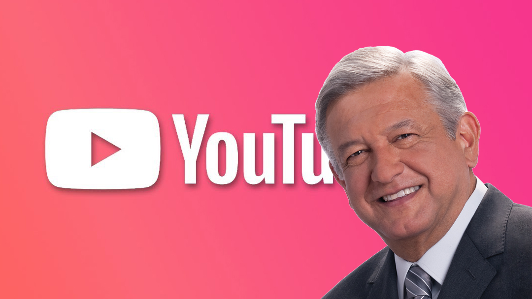 Andrés Manuel López Obrador, AMLO, Botón Oro, YouTube