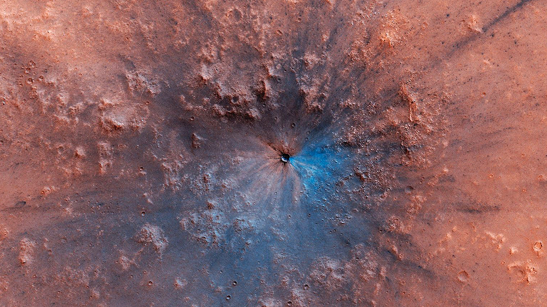 marte crater nuevo mro Descubren nuevo y espectacular cráter en Marte