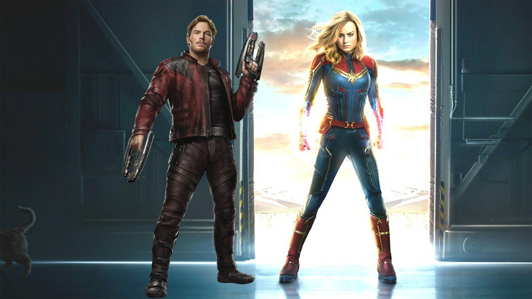 Peter Quill-Capitana Marcel-Romance