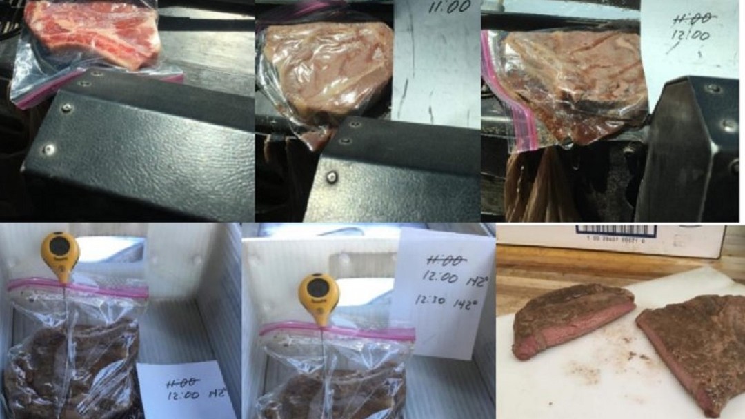 Empleado del Servicio Postal de Estados Unidos coció un bistec en su vehículo