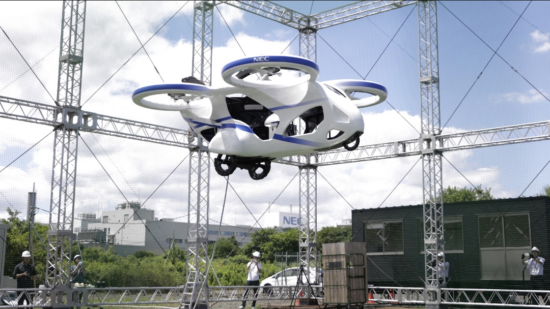 Drone de pasajeros de NEC
