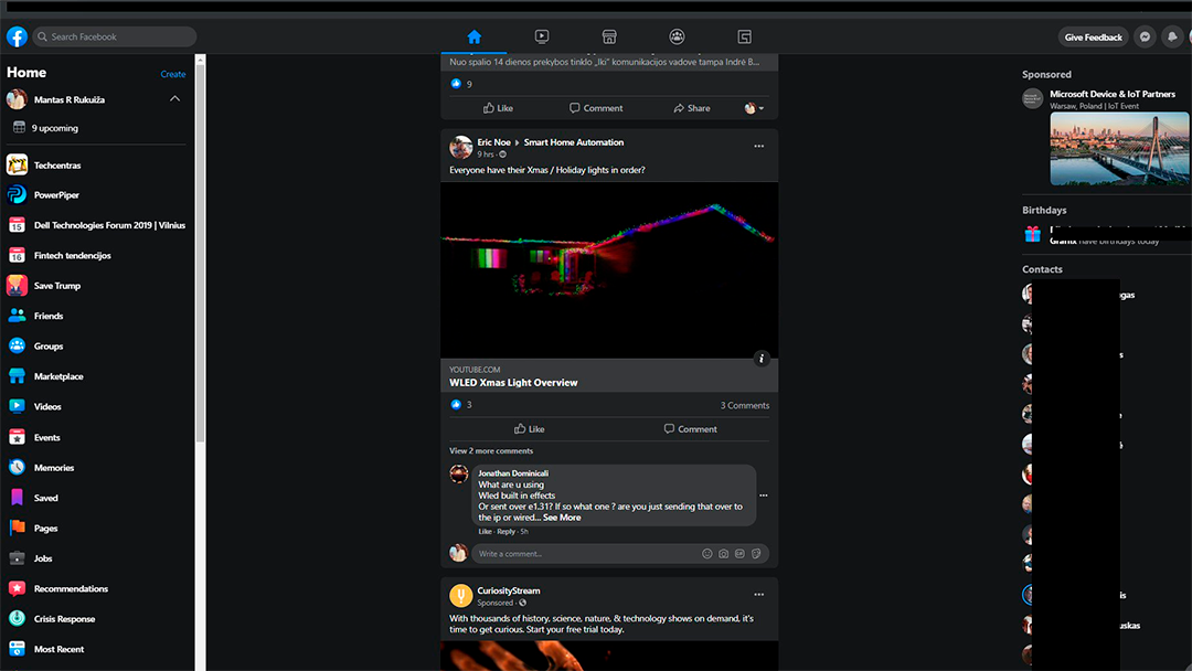 facebook modo oscuro Se filtra el look que tendrá el modo oscuro de Facebook